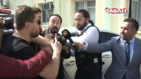 Gözaltına alınan Adnan Hoca olarak tanınan Adnan Oktar'dan gazetecilerin sorusuna şok cevap 