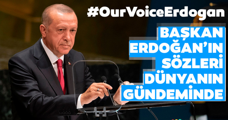 Başkan Erdoğan'ın sözleri dünyanın gündeminde