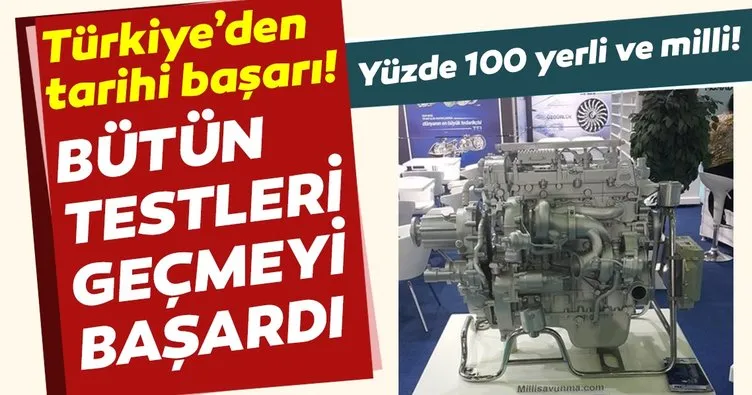 Türkiye’nin ilk milli havacılık motoru testleri geçti!