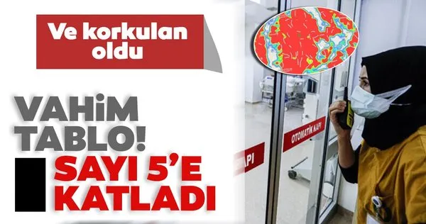 Son dakika! Ve koronavirüste korkulan oldu! Bir şehirde haftalık yeni hasta sayısı ağustosu beşe katladı