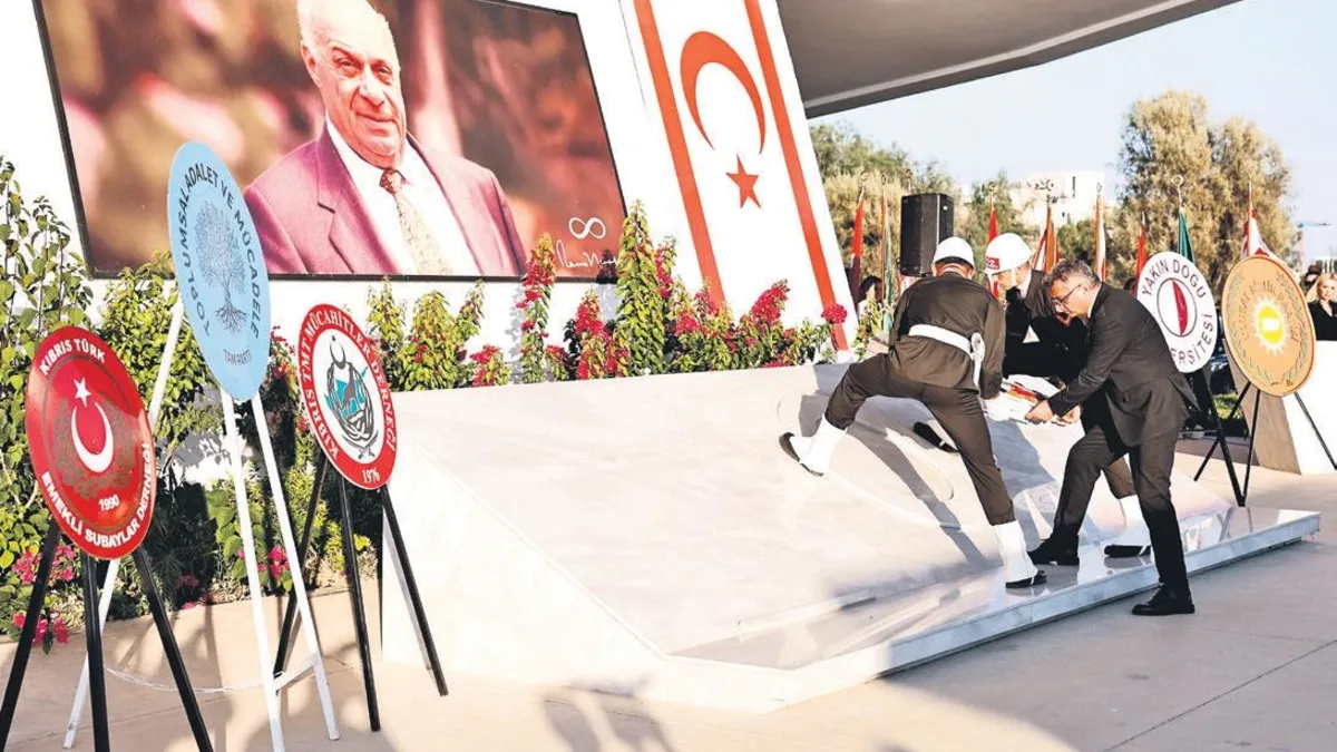 KKTC'de Barış Harekatı'nın 52. yıl dönümü kutlamalarından genel görünüm