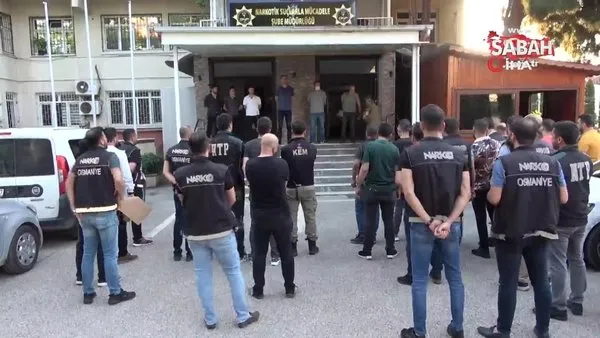Osmaniye'de torbacı operasyonu: 7 gözaltı | Video