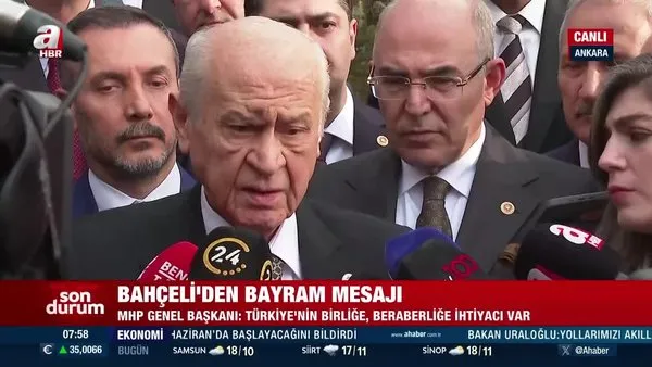 MHP lideri Bahçeli’den Meral Akşener’e çağrı | Video