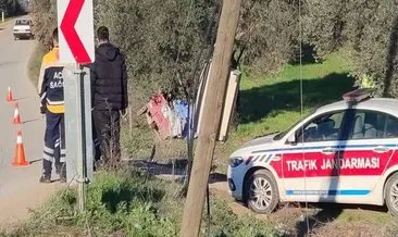 İzmir'de motosikletle zeytin ağacına çarpan 2 kardeş öldü #izmir