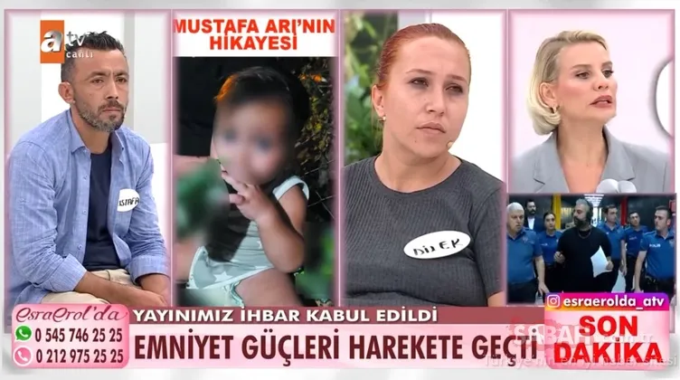 Esra Erol’da akılalmaz olay! Uyuması için 1,5 yaşındaki bebeğe alkol içiren aile canlı yayında gözaltına alındı!