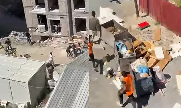 İstanbul'daki site inşaatında kan donduran görüntü: İşçiler taşlı ve sopalarla birbirine saldırdı! #istanbul