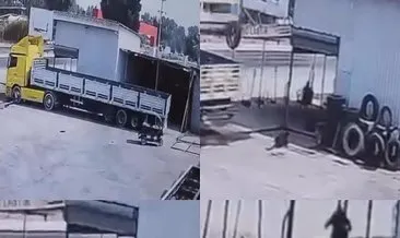TIR’la çırağı ezdi serbest kaldı #mersin