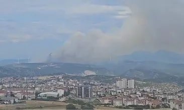 Bilecik’teki orman yangınına müdahale ediliyor: Dumanlar kent merkezinde görüldü! #bilecik