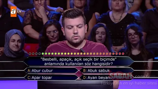 Kim Milyoner Olmak İster? 771. Bölüm tüm soru ve cevapları