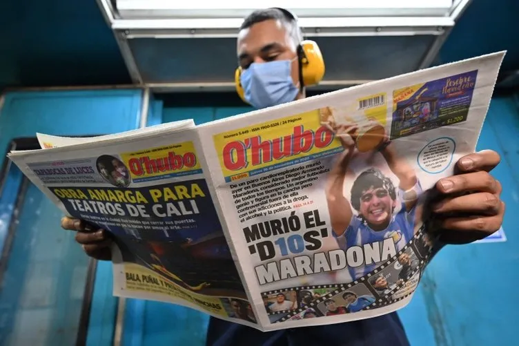 İngilizlerden tepki çeken Maradona manşetleri! Şimdi o tanrının elinde