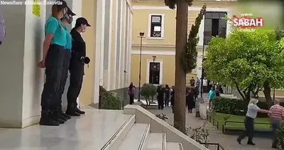 İngiliz eşini öldürüp hırsızlık süsü vermişti. Yunan koca, mahkemeye böyle getirildi | Video