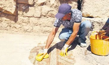 Dara’da 1500 yıllık mozaik harikası keşfedildi #mardin