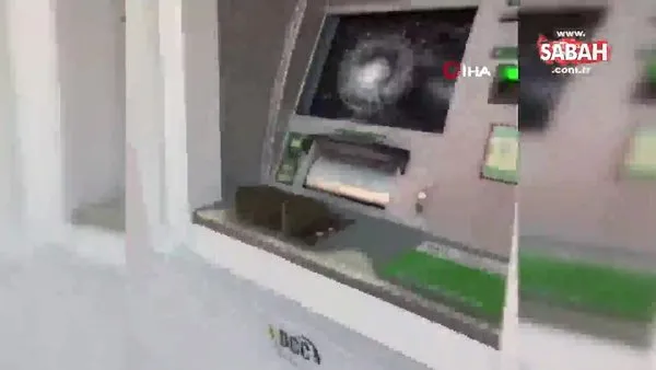 Yalova’da 6 banka ATM’sine çekiçli saldırı | Video