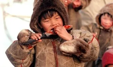 Şoke eden kabile Nenetler çiğ et yiyor ve kan içiyor! Tek amaçları var...