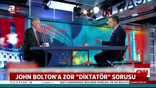 John Bolton'a zor 'diktatör' sorusu! Cevap veremeyince konuyu değiştirdi