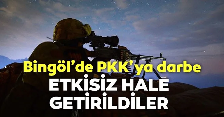 Bingöl’de 4 terörist etkisiz hale getirildi