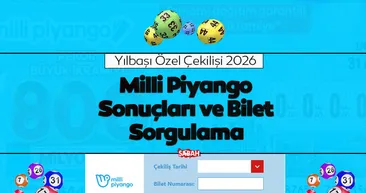 MİLLİ PİYANGO SONUÇLARI ERİŞİME AÇILDI! 2026 Milli Piyango bilet sorgulama ekranı ve kazanan numaralar