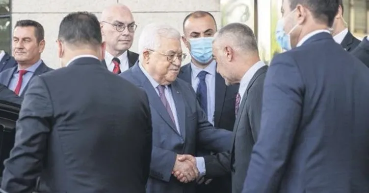 Filistin Devlet Başkanı Abbas, Ankara’ya geldi