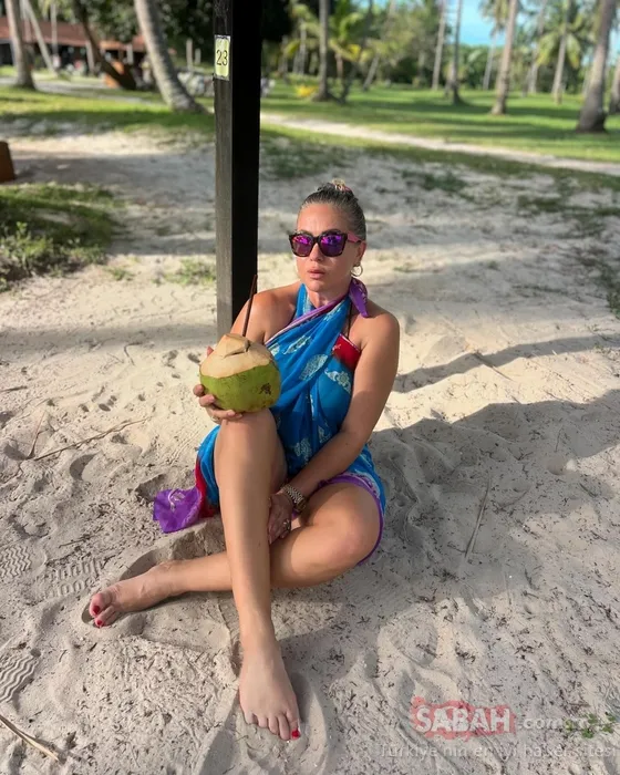 Yeliz Yeşilmen Phuket tatilinde fil tarafından öpüldüğü anları paylaştı!