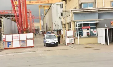 Tersanede iskele çöktü: 2 işçi yaralandı