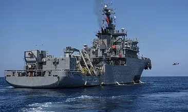 TCG Alemdar ve TCG Işın Girne’de 550 metre derinlikte robotik dalış ve taramalarını sürdürüyor