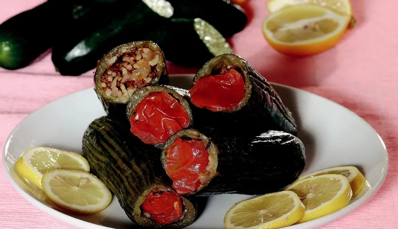 Etli Salatalık Dolması