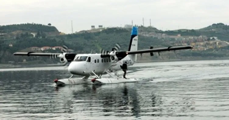 Bursa’da zarar eden deniz uçağı bilet satışları durduruldu