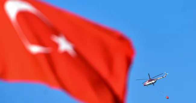 Keşif uçakları yangın bölgesinde! T70 başa geçti: 3 günde 184 sorti yaptı