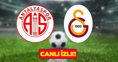 Antalyaspor Galatasaray maçı CANLI İZLE linki | beIN Sports 1 canlı yayın izle ekranı ile Trendyol Süper Lig Antalyaspor Galatasaray maçı canlı yayın izle