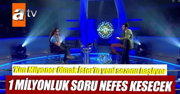 Atv’de 1 milyonluk soru nefes kesecek