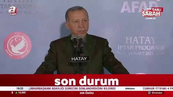 SON DAKİKA | Başkan Erdoğan'dan Hatay'da önemli açıklamalar: Siyasi çıkarlarını düşünenlere milletimiz dersini verecek! | Video