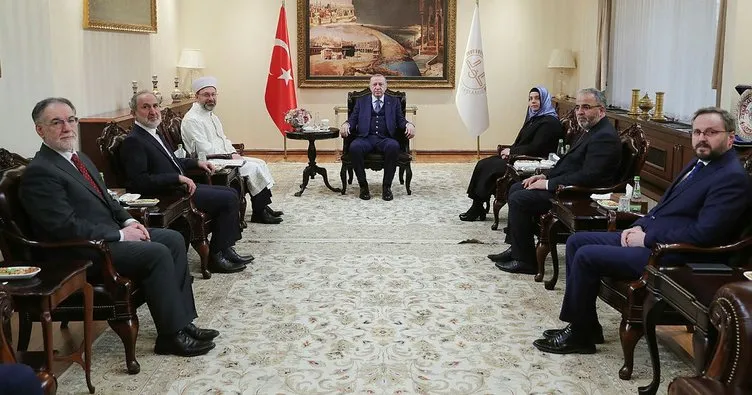 Başkan Erdoğan, Diyanet İşleri Başkanı Erbaş’ı ziyaret etti