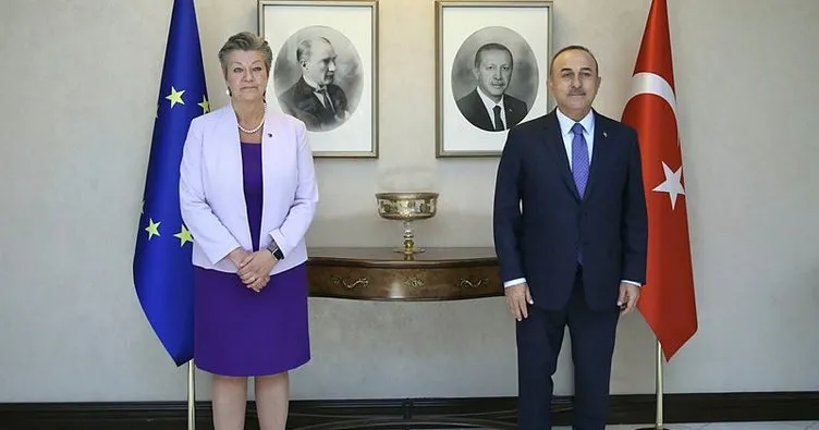 Bakan Çavuşoğlu, AB İçişleri Komiseri ile görüştü