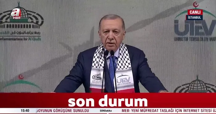 İstanbul’da Kudüs Konferansı: Başkan Erdoğan’dan önemli açıklamalar | Video
