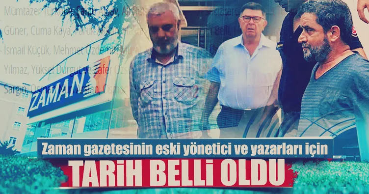 Zaman gazetesi iddianamesi kabul edildi