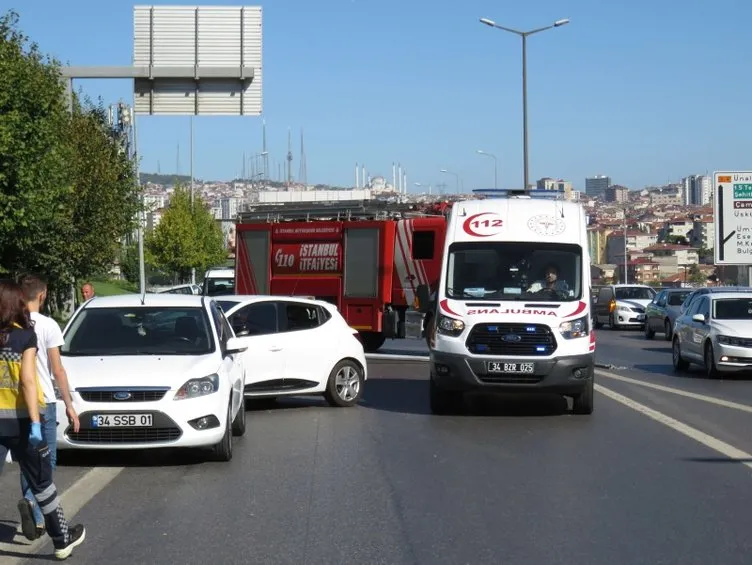 AtaÅehir'de zincirleme trafik kazası