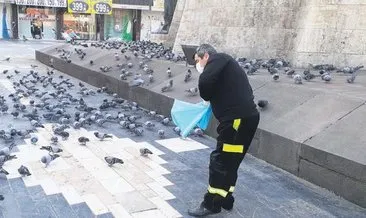 Ulus Meydanı’ndaki güvercinler unutulmadı