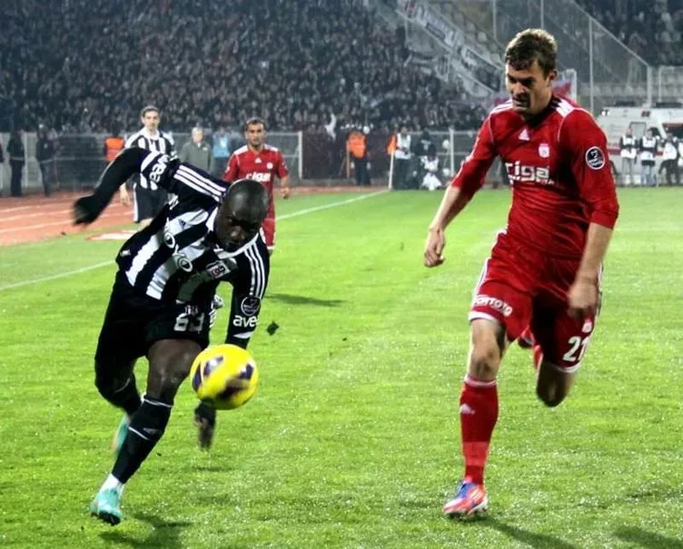 Sivasspor - Beşiktaş maçından kareler