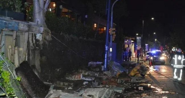 Ünlü şefin restoranında istinat duvarı çöktü! Eski diplomatın feci sonu