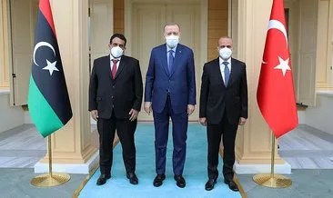 Başkan Erdoğan Libya heyetini kabul etti
