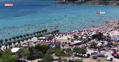 Silivri halk plajı doldu taştı