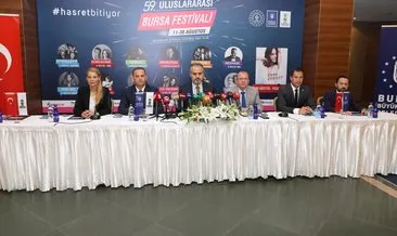 Bursa’da festival coşkusu başlıyor