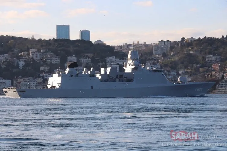 NATO’nun 3 savaş gemisi İstanbul Boğazı’ndan geçti