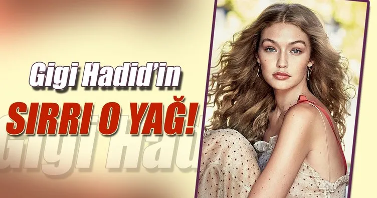 İşte Gigi Hadid’in parlak saçlarının sırrı!