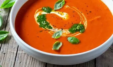 Kadife gibi dokusuyla içinizi ısıtacak! İşte tam kıvamında domates çorbası tarifi