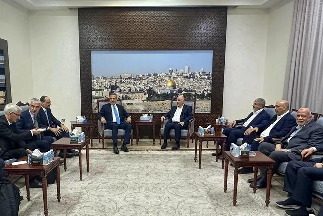 Son dakika: Doha’da Gazze teması! MİT Başkanı Kalın ve Bakan Fidan Hamas üyeleri ile görüştü
