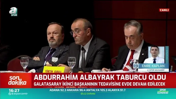 Abdurrahim Albayrak taburcu oldu