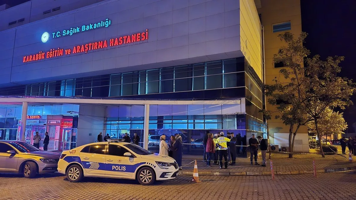 Karabük'te kan donduran olay! Hastane önünde kendini vurdu
