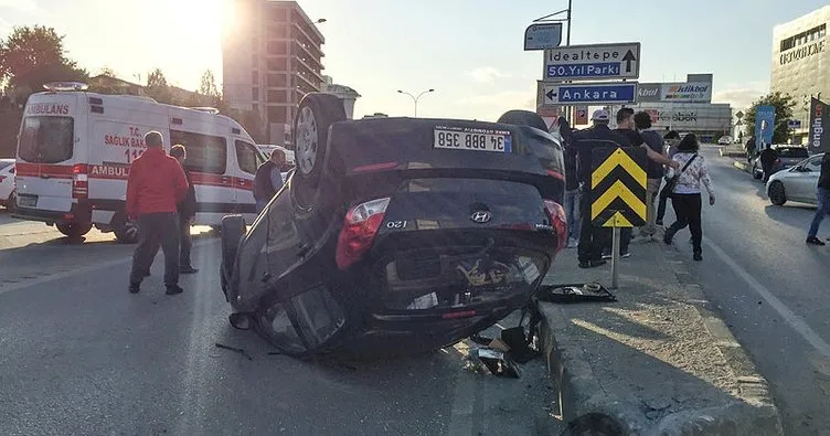 Maltepe’de trafik kazası: 4 yaralı