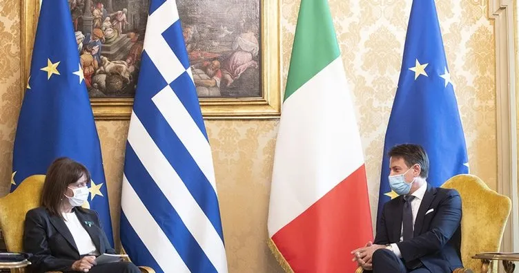 Yunanistan Cumhurbaşkanı Sakelaropulu İtalya’yı ziyaret etti